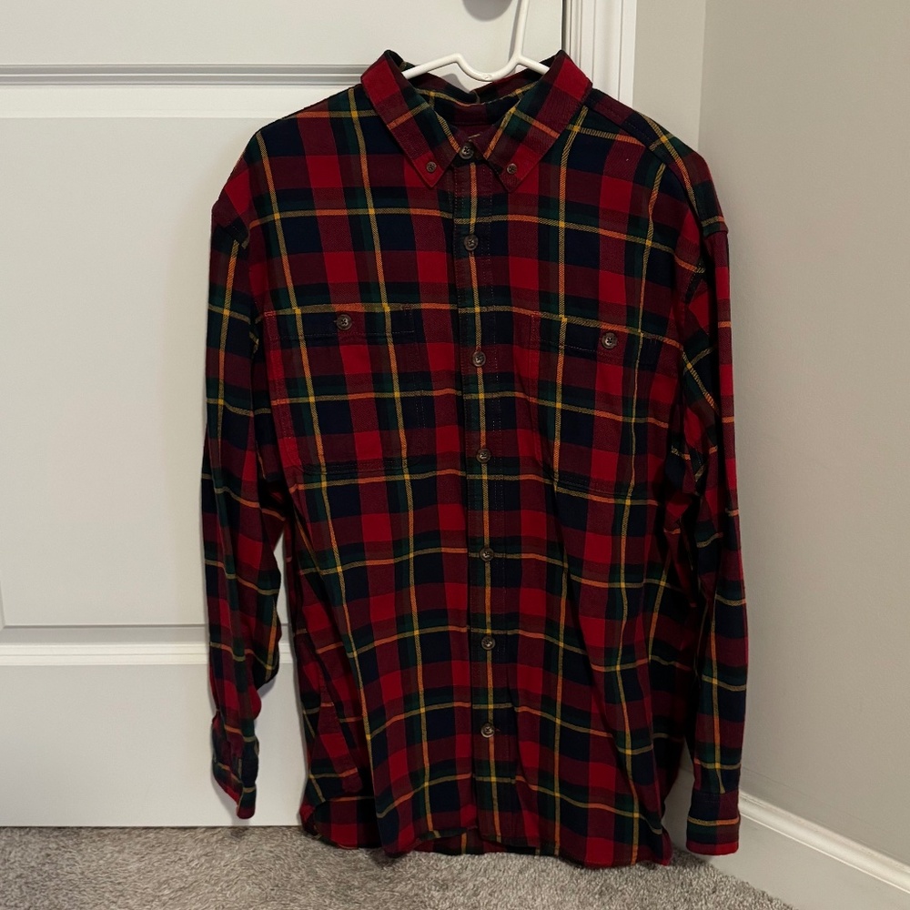 Duluth Trading Co Free Swingin' Flannel Shirt